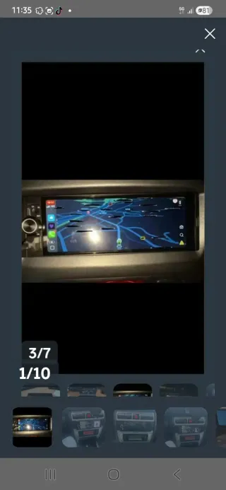 Radio Coche 1 DIN Carplay Android Auto