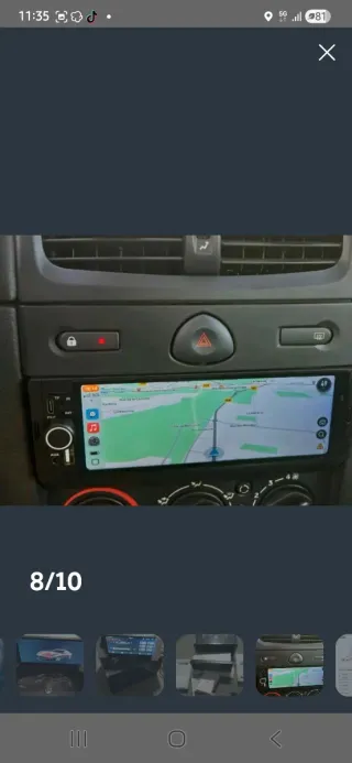 Radio Coche 1 DIN Carplay Android Auto