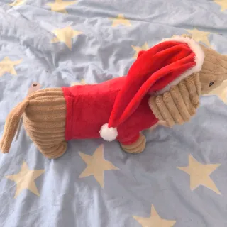 Peluche Perro Salchicha Navidad Tiger