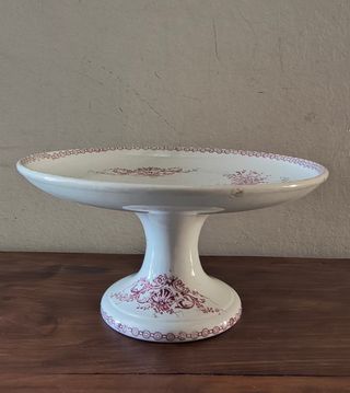 Compotier Terre de Fer Burdeos y Blanco