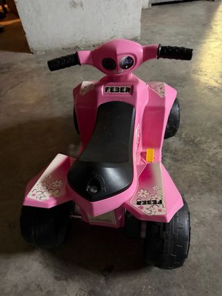 Moto eléctrica Feber infantil rosa