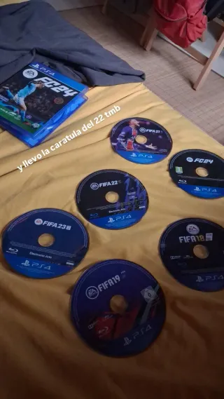 Lote Juegos PS4 FC 24, FIFA 18-23