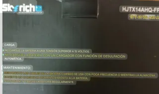 Batería Litio Moto Skyrich HJTX14AHQ-FP