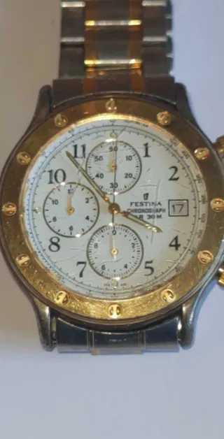 Orologio Festina Cronografo Oro/Acciaio