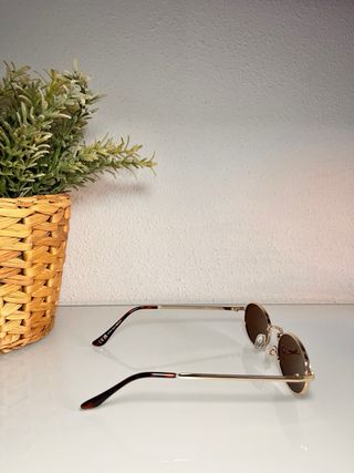 Gafas de sol metal redondas