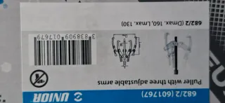 Extractor Unior 3 brazos 160x130