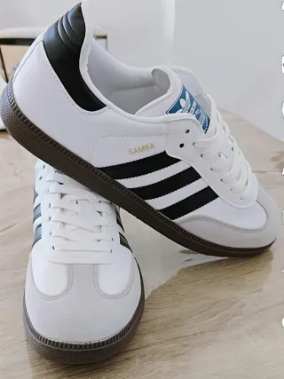 Adidas Samba Gris y Blanco