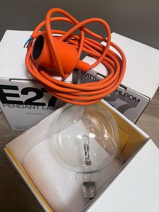 Pack 6 Lámparas Colgantes E27 Muuto + Canopi