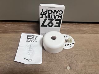 Pack 6 Lámparas Colgantes E27 Muuto + Canopi