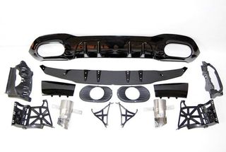 Difusor Trasero Mercedes V177 Look Amg A35 4