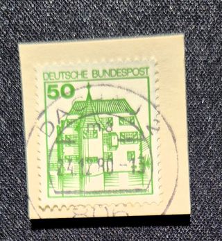 Lotto 4 francobolli Germania Castelli