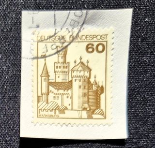 Lotto 4 francobolli Germania Castelli