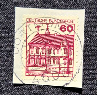 Lotto 4 francobolli Germania Castelli