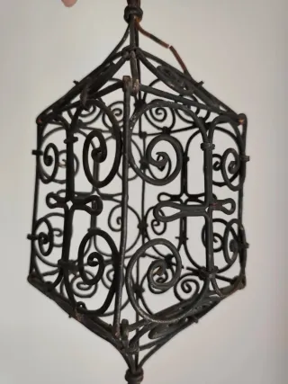 Lámpara forja marroquí