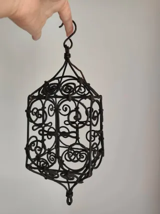 Lámpara forja marroquí