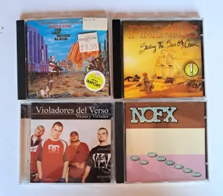 Discos cd Little Feat Primus Violadores verso Nofx