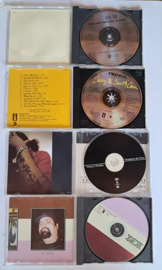 Discos cd Little Feat Primus Violadores verso Nofx