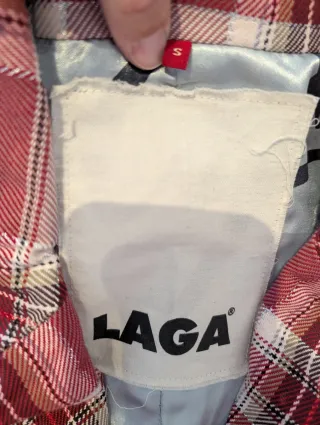 Abrigo LAGA cuadros talla S