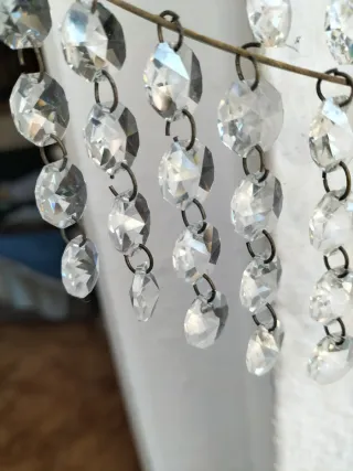 15 tiras de cristales para lámpara