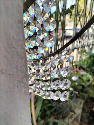 15 tiras de cristales para lámpara