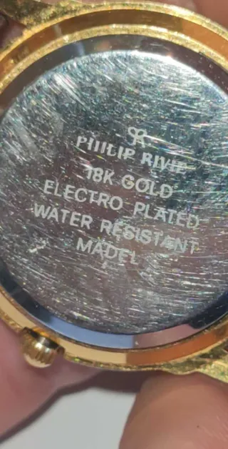 Orologio  Uomo Oro Marrone