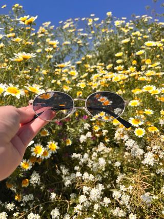 Gafas de sol metálicas pequeñas