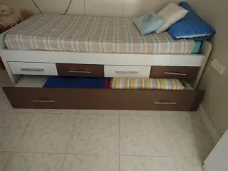 Cama nido con cajones
