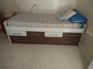 Cama nido con cajones