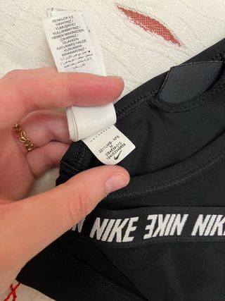 Reggiseno sportivo Nike nero