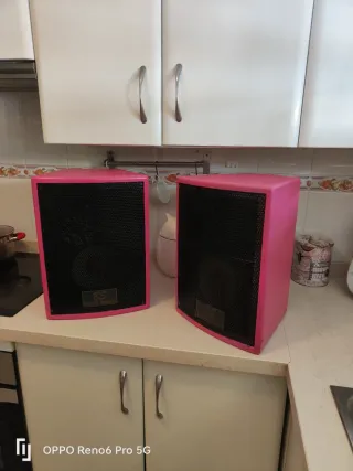 Altavoces Black Sound Rosa y Negro