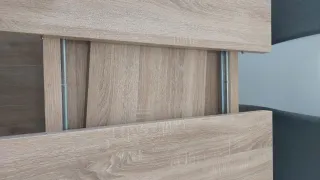 Mesa de comedor roble extensible