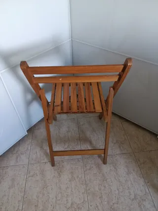 Sillas de palilleria de madera son 3 unidades