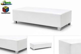 SOFA DE ESPERA BANQUETA BLANCA