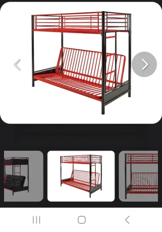 Litera convertible con sofá cama