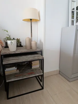 Mesas Nido Auxiliares Madera y Metal