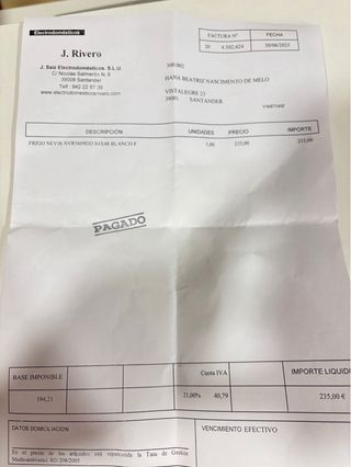 Frigorífico pequeño Nevir - como nuevo