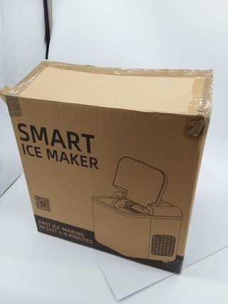 Macchina del ghiaccio 20kg/24h, controllo tramite app mobile, macchina del ghiaccio per casa 9 cubetti in 6-8 minuti, 2 dimensioni, Ice Ma