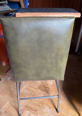 Taburete Escalera Metálico Madera vintage