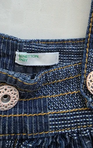 Abito bambina in denim