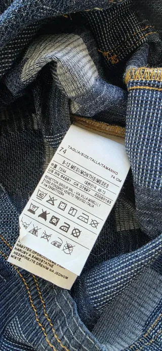 Abito bambina in denim