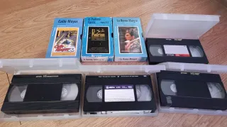 Lote Cintas VHS virgenes y cin películas. Calle Ma