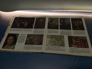 Álbum de cromos, EL MUNDO DE LA PINTURA - ÁLBUM COMPLETO - DIFUSORA DE CULTURA , año 1967 , PORTADA FORRADA