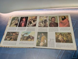 Álbum de cromos, EL MUNDO DE LA PINTURA - ÁLBUM COMPLETO - DIFUSORA DE CULTURA , año 1967 , PORTADA FORRADA