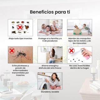 Pack 5 Mosquiteras Adhesivas Ventana 100x100