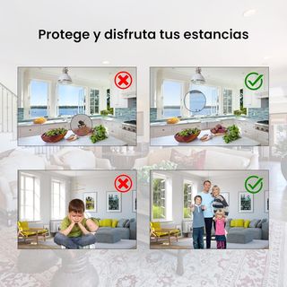 Pack 5 Mosquiteras Adhesivas Ventana 100x100