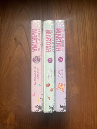 Pack de 3 libros de La Diversión de Martina!