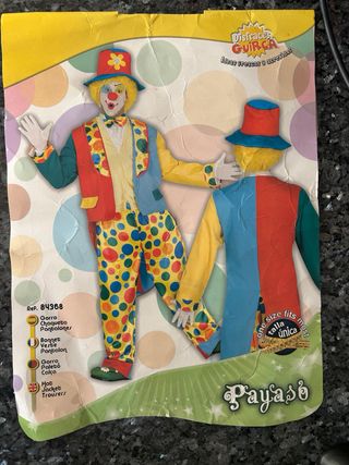 Disfraz Payaso Multicolor