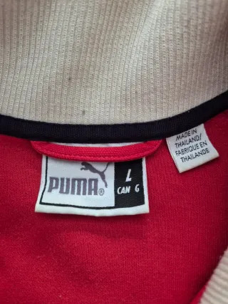 Giubbotto sportivo Puma rosso e bianco