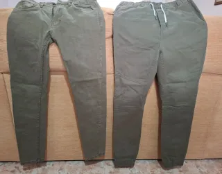Pantalones verdes chico