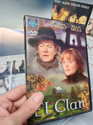 5 películas DVD, drama El perdón, El clan, Atando cabos, The reader, Hotel Rwanda